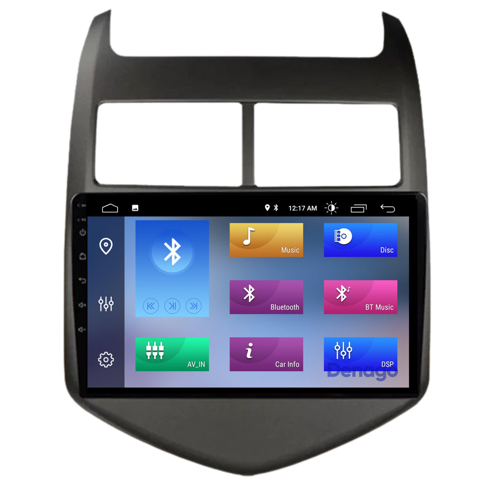 Radio para coche Chevrolet Aveo CarPlay | 2013 a 2015 | Denago DNG-A129 | 9 pulgadas | Androide 13 | CarPlay inalámbrico y Android Auto