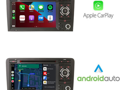 Audi A3 | S3 | RS3 | CarPlay & Android Auto | autoradio | 2005 t/m 2013 | Android 14 | 4+64GB