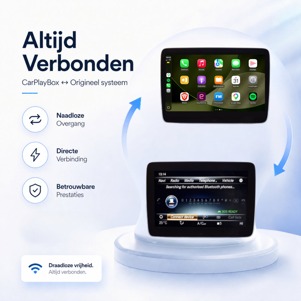 Mercedes A-Klasse | 2012 t/m 2015 | CarPlay & Android Auto Box