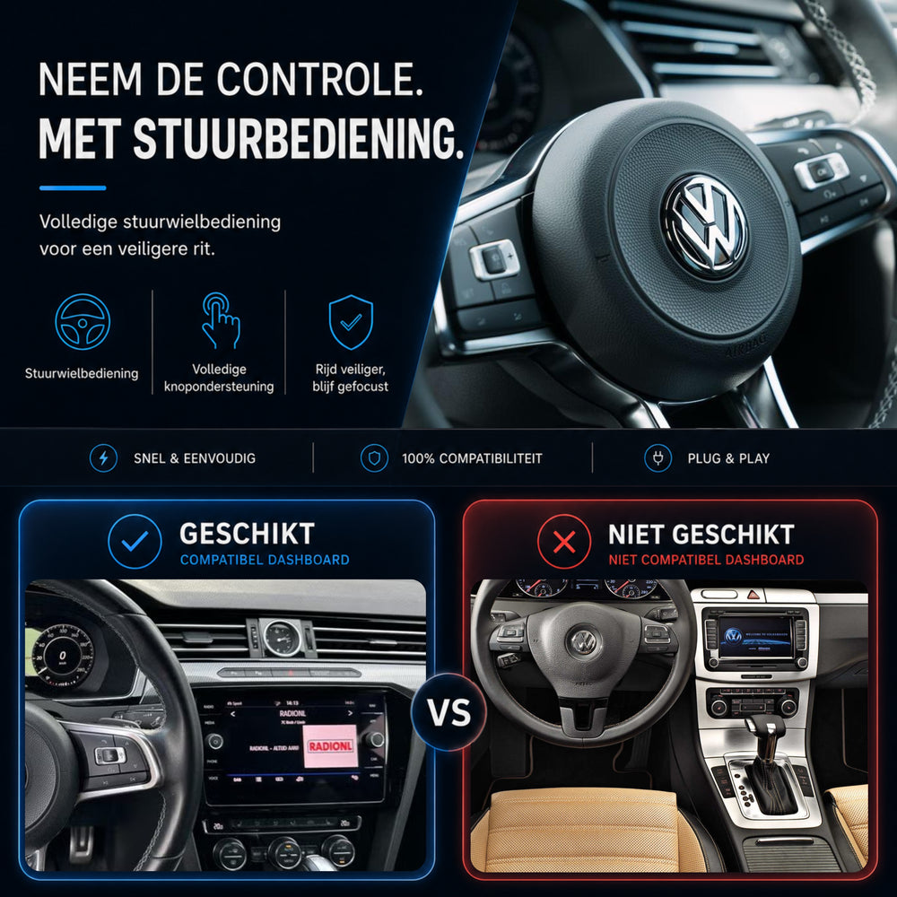 Volkswagen Arteon | 2017 t/m 2026 | CarPlay & Android Auto Box | MIB