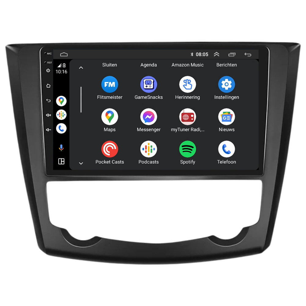 Renault Kadjar | Android 13 | Car radio | 2015 to 2018 | CarPlay & Android Auto