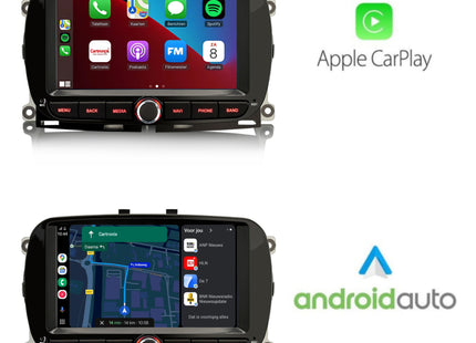 Fiat 500 CarPlay | Android 14 | 2007 t/m 2015 | 4+64GB