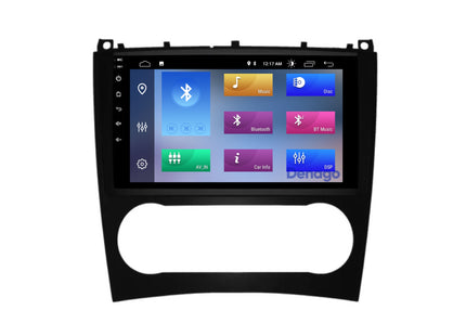 Mercedes C-Klasse W203 | CLC W203 | CLK W209 CarPlay autoradio | 2004 t/m 2011 | Denago DNG-A238 | 9 inch | Android 13 | Draadloos CarPlay & Android Auto