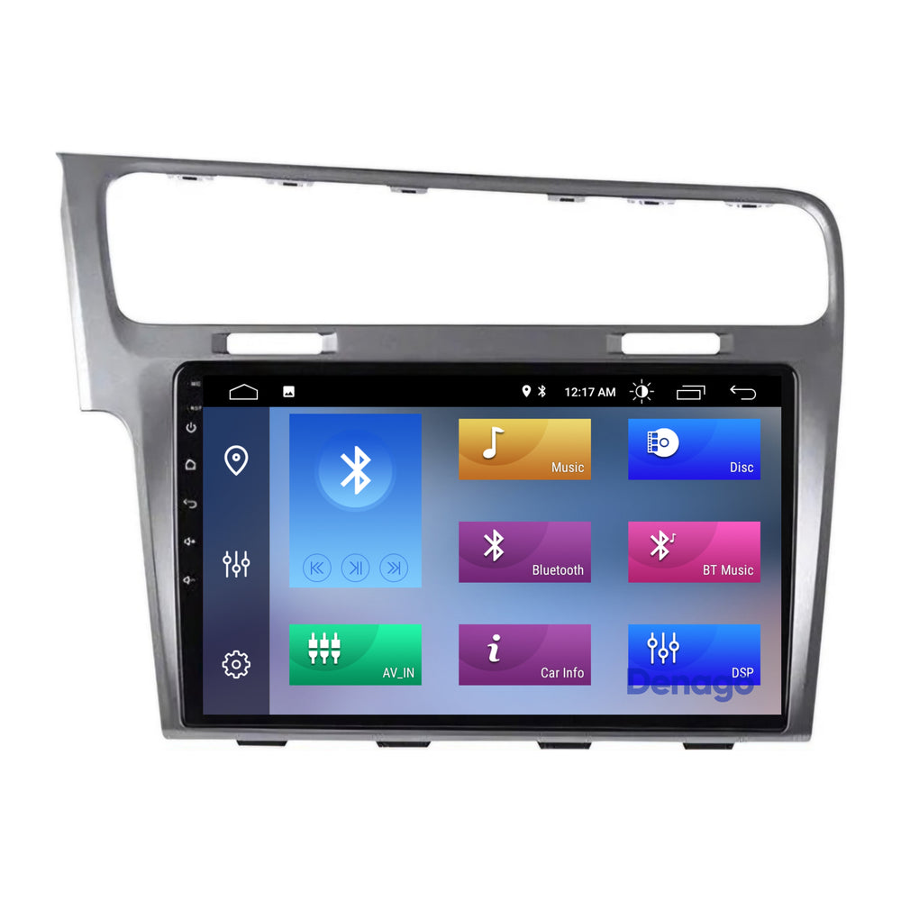 Radio para coche Volkswagen Golf 7 CarPlay | 2012 a 2020 | Denago DNG-A17 | 9 pulgadas | Android 13: CarPlay inalámbrico y Android Auto