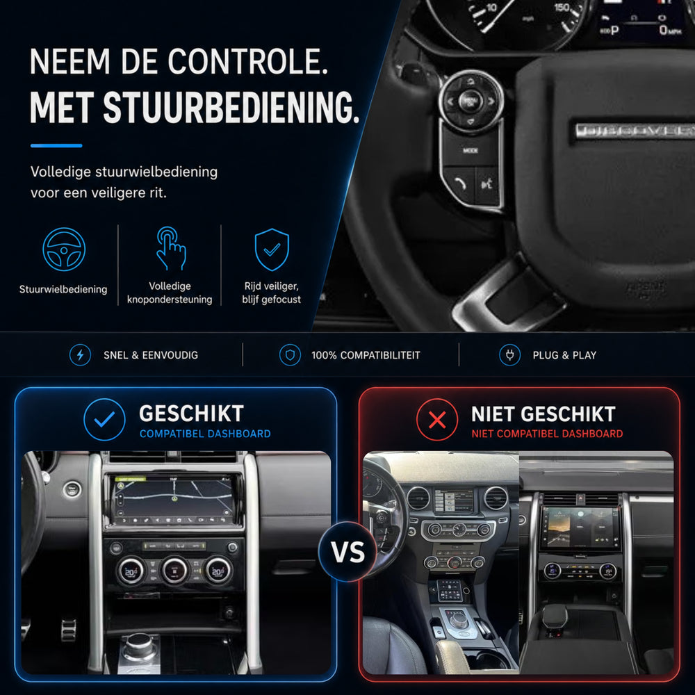 Land Rover Discovery | 2016 t/m 2019 | CarPlay & Android Auto Box | Harman