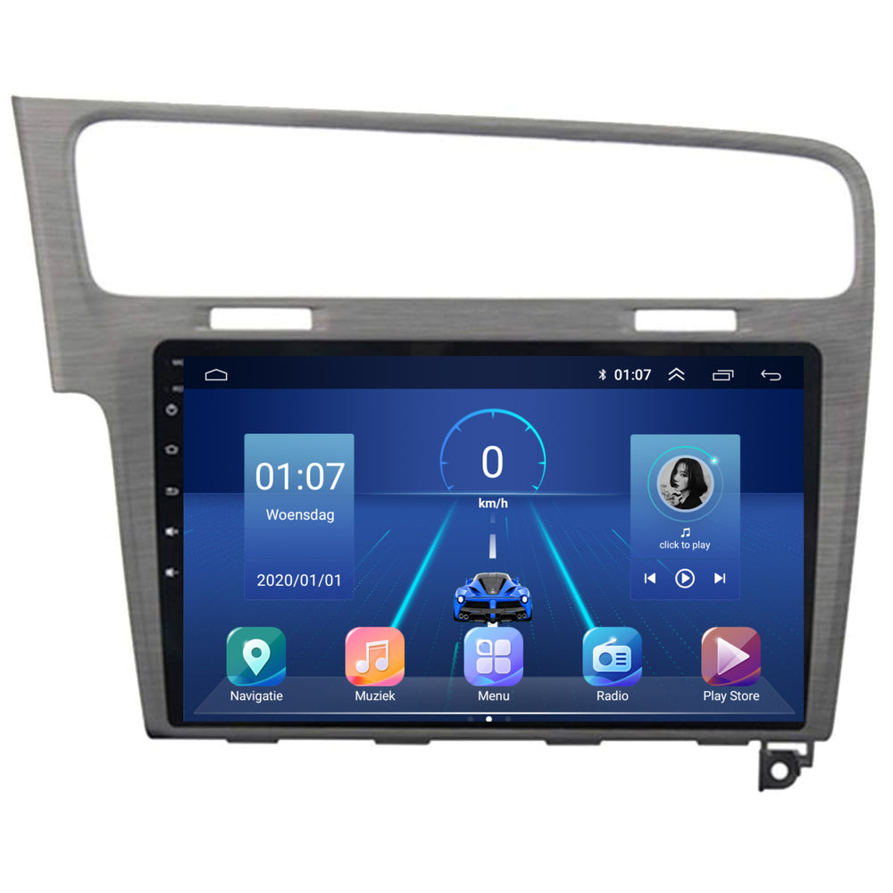 Volkswagen Golf 7 | Androide 13 | Radio de coche | 2012 a 2020 | Carplay y Android Auto | Gris