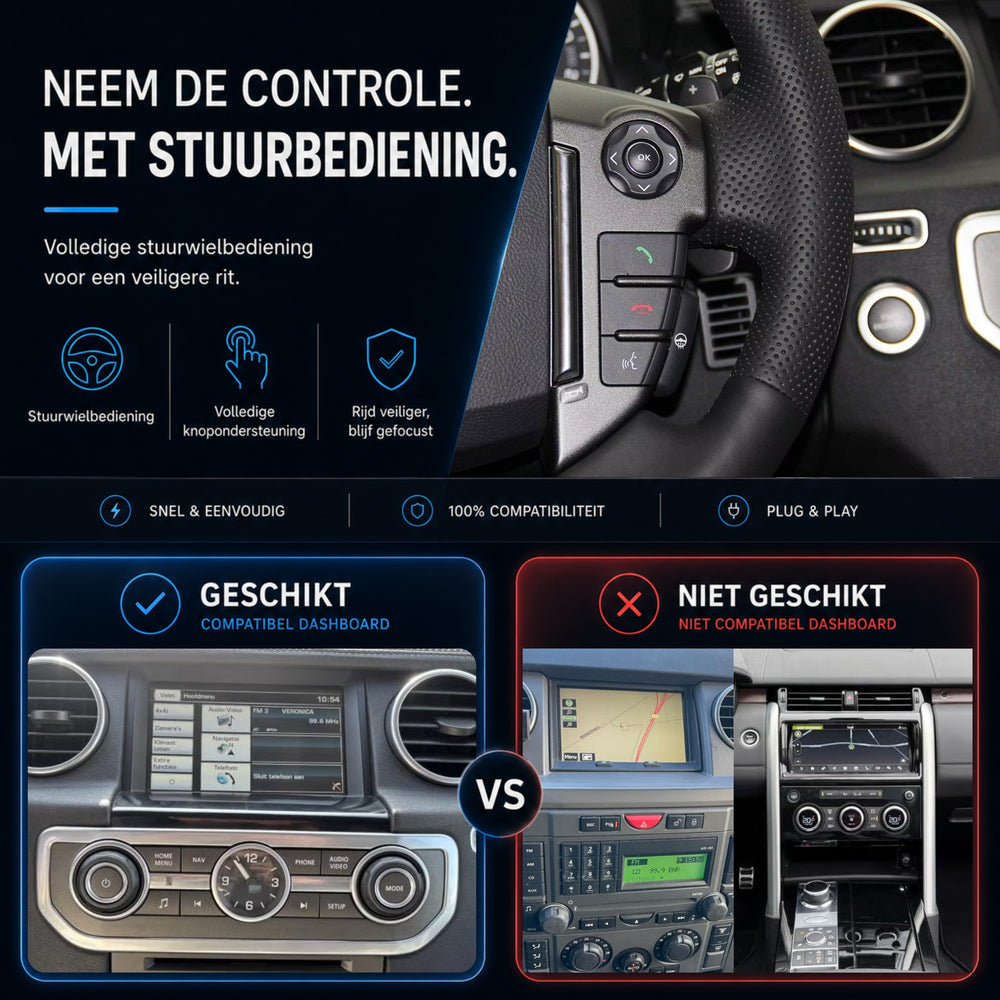 Land Rover Discovery | 2009 t/m 2016 | CarPlay & Android Auto Box | Bosch