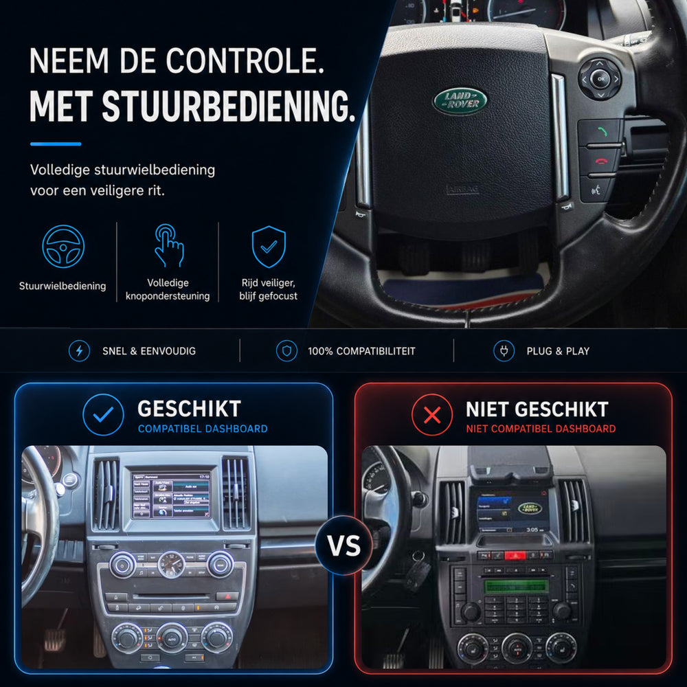 Land Rover Freelander 2 | 2013 t/m 2015 | CarPlay & Android Auto Box | Bosch