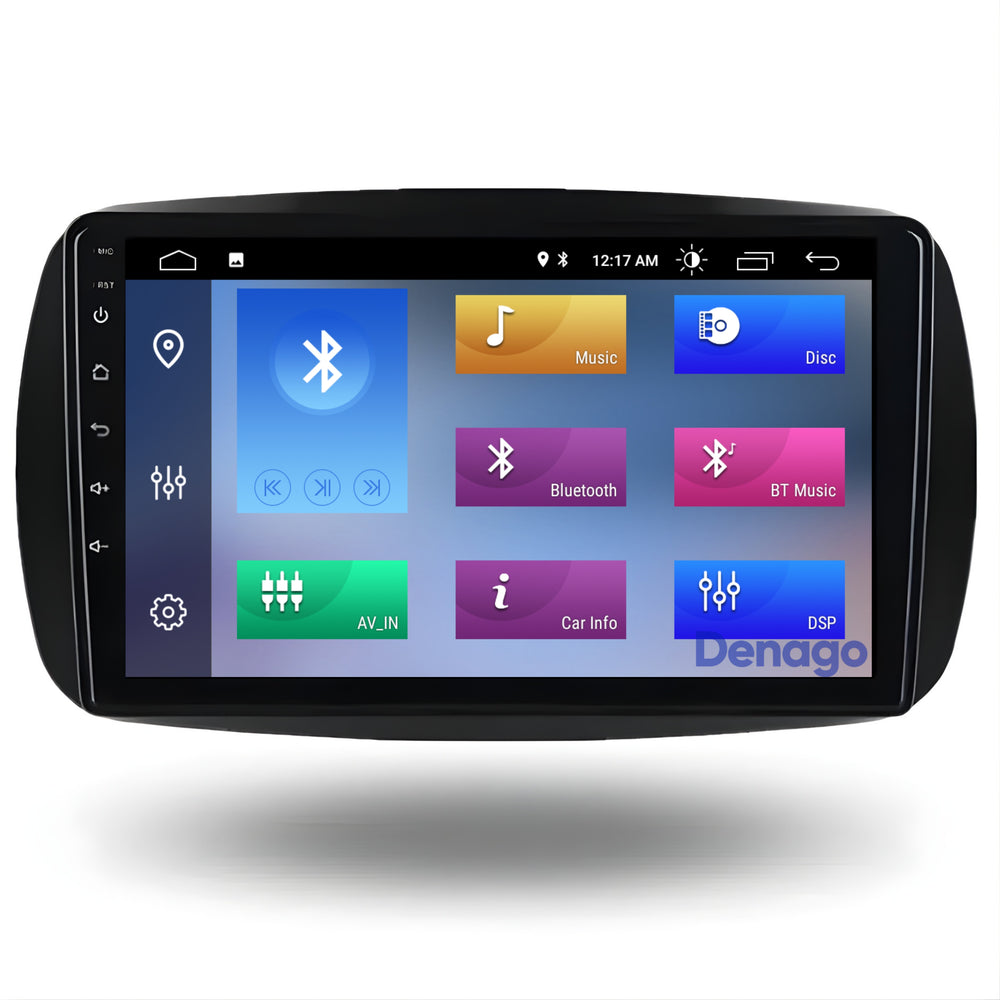 Radio para coche Smart Fortwo y Forfour CarPlay | 2015 a 2019 | Denago DNG-A197 | 9 pulgadas | Androide 13 | CarPlay inalámbrico y Android Auto