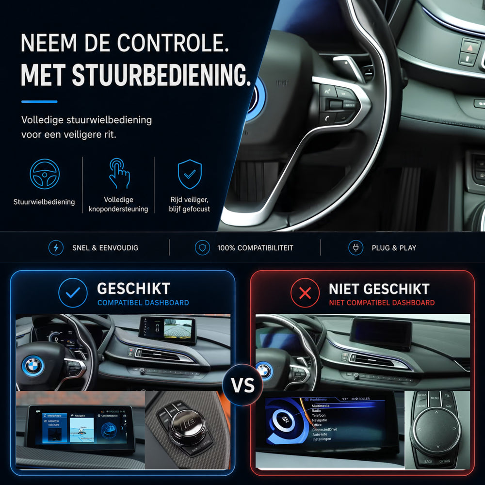 BMW i8 I15 | 2018 t/m 2020 | CarPlay & Android Auto Box | NBT EVO