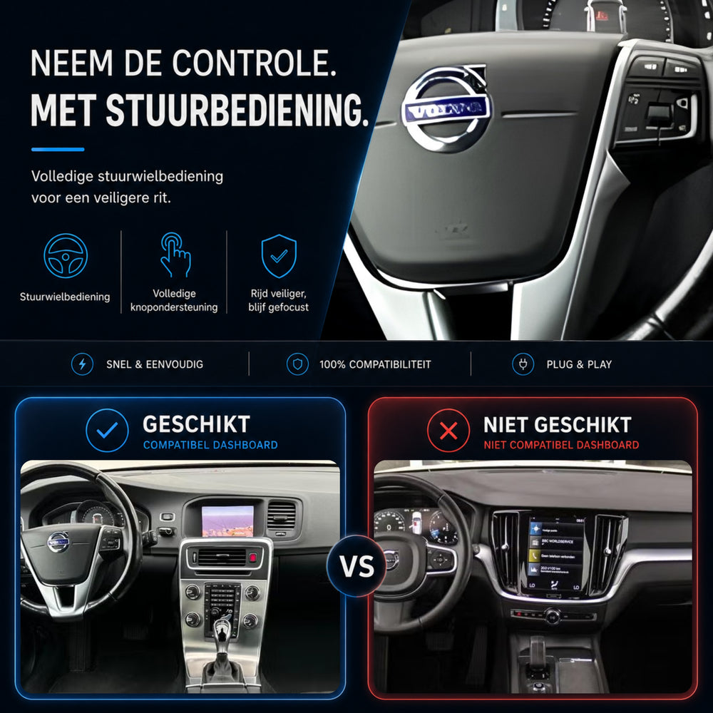 Volvo V60 | 2013 to 2018 | CarPlay & Android Auto Box | Sensus Connect