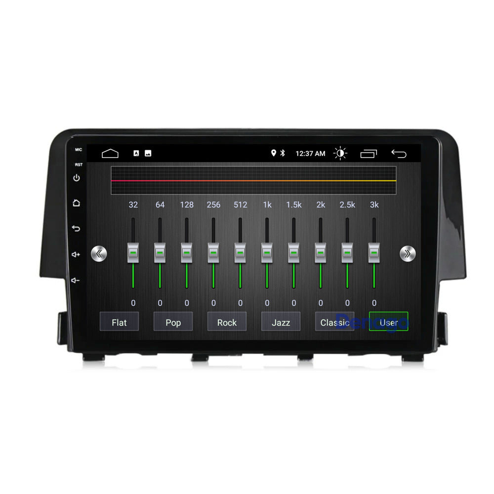 Radio para coche Honda Civic CarPlay | 2016 a 2021 | Denago DNG-A114 | 9 pulgadas | Androide 13 | CarPlay inalámbrico y Android Auto