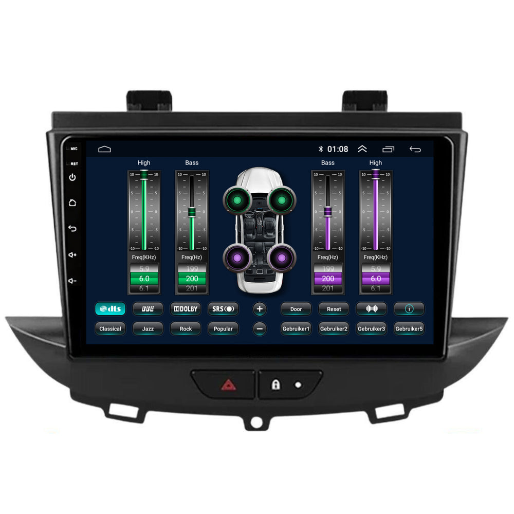Opel Crossland | Androide 13 | Radio de coche | 2016 a 2020 | CarPlay y Android Auto