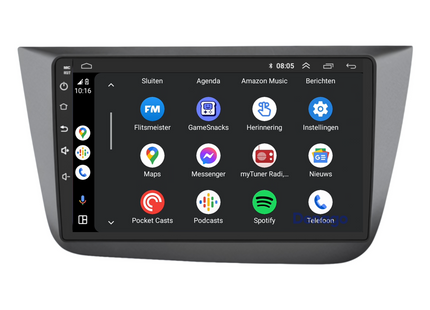 Seat Altea Autoradio | 2004 t/m 2015 | Android 13 & CarPlay