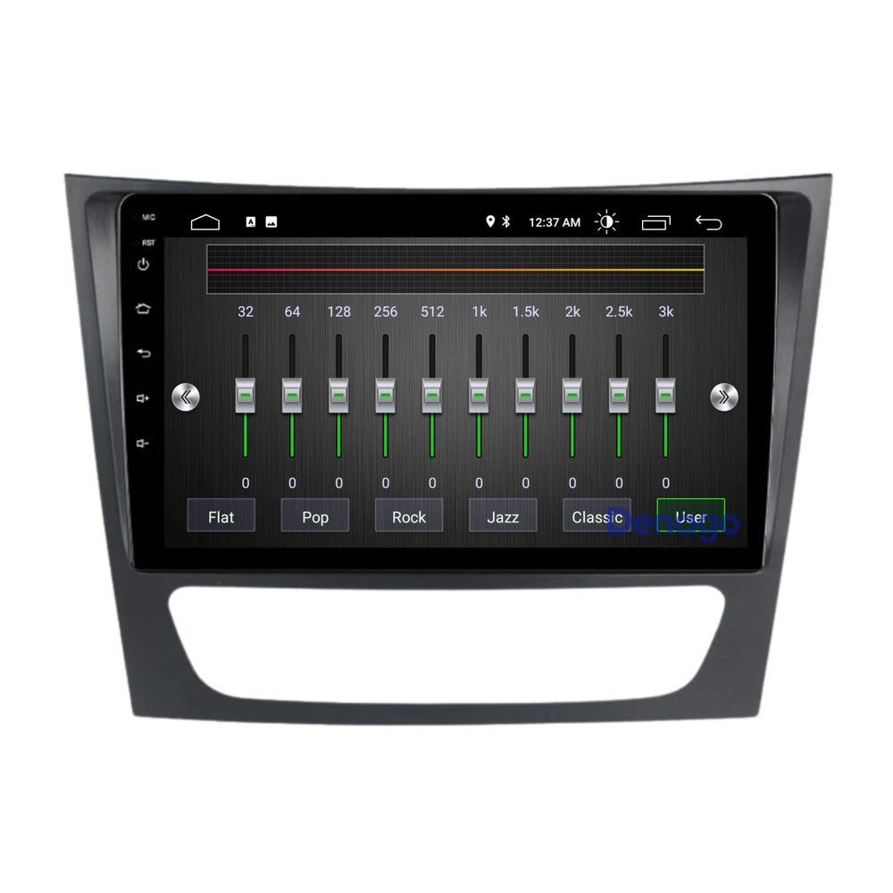 Autoradio CarPlay compatible avec Mercedes Classe E W211, CLS W219  & Classe G W463 | 2002 à 2010 | Android 13 | Apple CarPlay sans fil & Android Auto | 2 Go + 32 Go | Processeur quadricœur | Denago DNG-A188 | Modèle 2025 | Bluetooth & Wi-Fi
