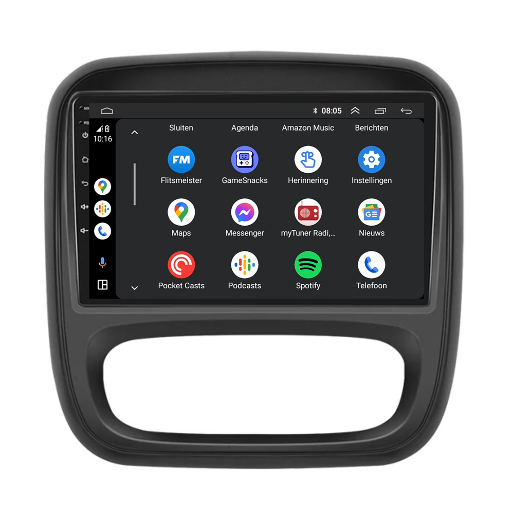 Renault Trafic | Android 13 | Autoradio | 2015 t/m 2021 | Carplay &  Android Auto