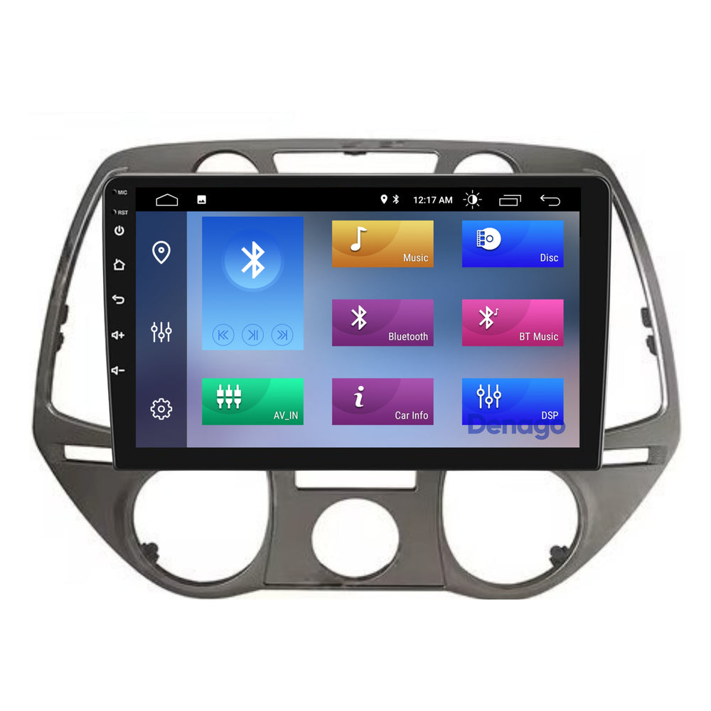 Radio de coche Hyundai i20 CarPlay | 2008 a 2014 | Denago DNG-A83 | 9 pulgadas | Androide 13 | CarPlay inalámbrico y Android Auto