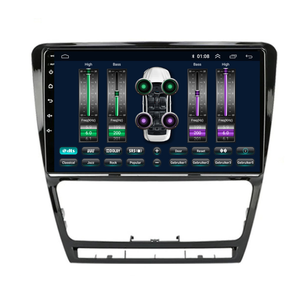 Skoda Octavia | Androide 13 | Radio de coche | 2007 a 2012 | CarPlay y Android Auto
