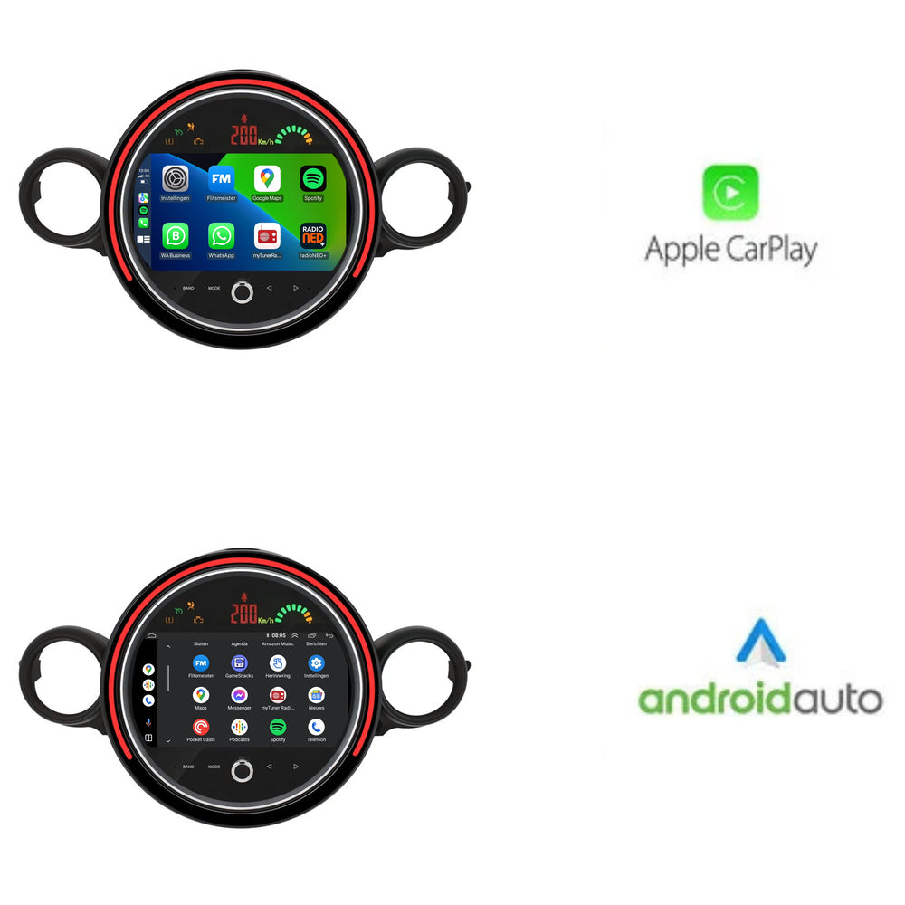 Mini Cooper CarPlay Autoradio R56 | 2008 t/m 2013 | Android