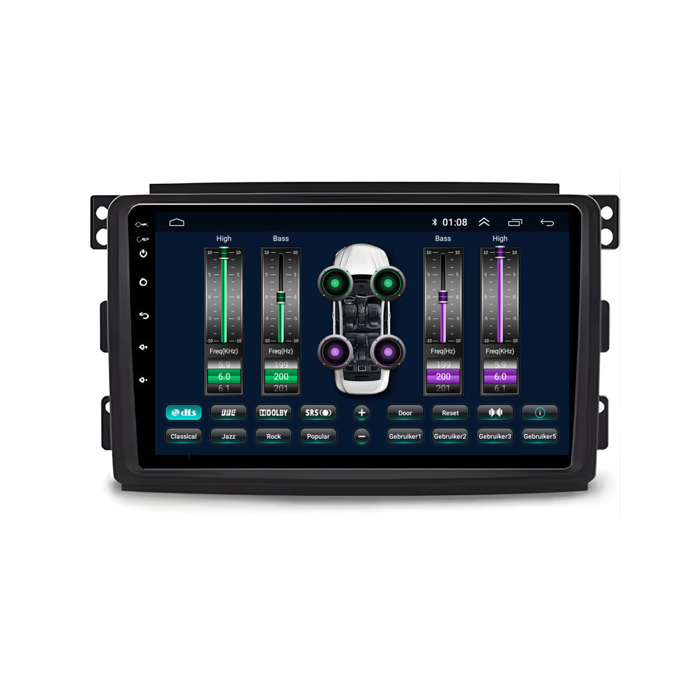 Smart Fortwo | Android 13 | Radio para coche | 2009 a 2015 | CarPlay & Android Auto