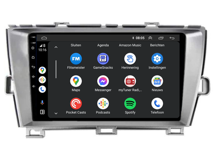 Toyota Prius | Android 13 | Autoradio | 2009 t/m 2015 | Carplay & Android Auto