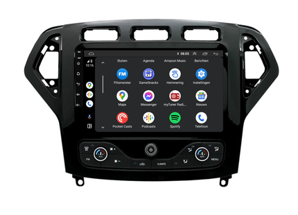 Ford Mondeo | Android 13 | Autoradio | 2003 t/m 2014 | Carplay & Android Auto