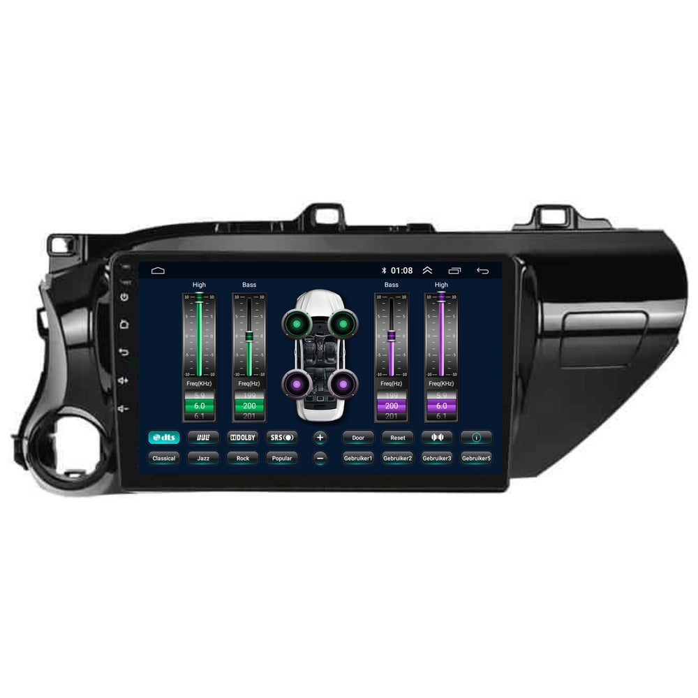 Toyota Hilux | Android 13 | Autoradio | 2015 t/m 2020 | CarPlay & Android Auto