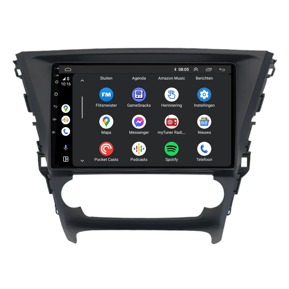 Toyota Avensis | Android 13 | Car radio | 2015 to 2018 | Carplay & Android Auto