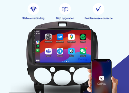 Mazda 2 Android Autoradio | 2008 t/m 2014 | CarPlay
