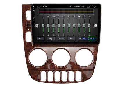 Mercedes ML CarPlay autoradio | 1999 t/m 2004 | Denago DNG-A104 | 9 inch | Android 13 | Draadloos CarPlay & Android Auto | Houtkleurig frame