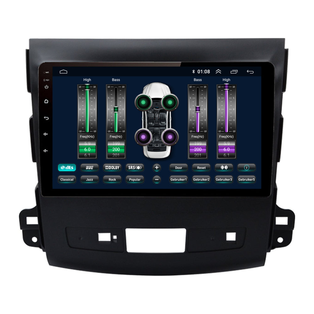 Radio para coche Android Mitsubishi Outlander | 2008 a 2012 | carplay