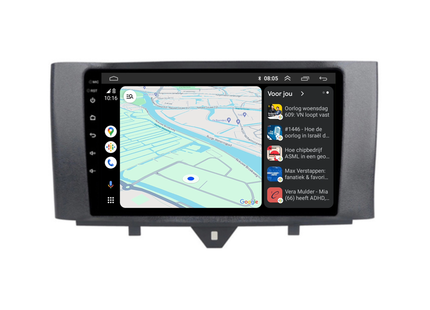 Smart Fortwo | Android 13 | Autoradio | 2011 t/m 2015 | Carplay & Android Auto