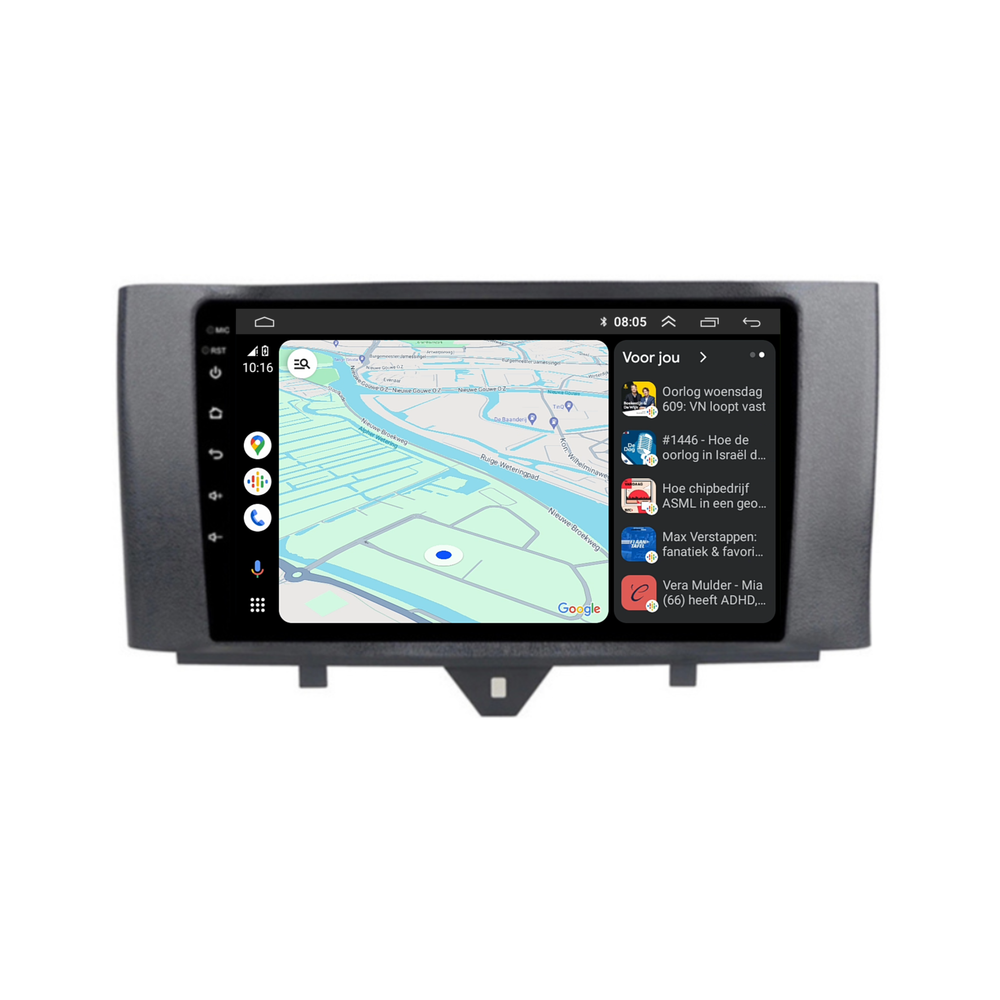 Smart Fortwo | Android 13 | Car radio | 2011 to 2015 | Carplay & Android Auto