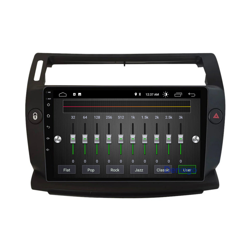 Citroën C4 CarPlay car radio | 2004 to 2010 | Denago DNG-A318 | 9 inches | Android 13 | Wireless CarPlay & Android Auto