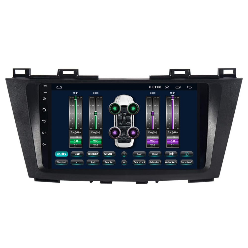 Mazda5 | Androide 13 | Radio de coche | 2010 a 2015 | CarPlay y Android Auto