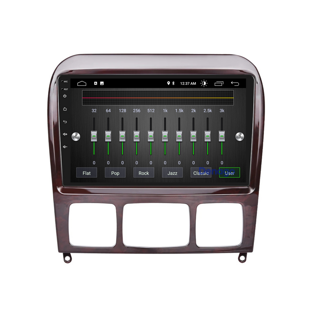 Radio para coche Mercedes Clase S CarPlay | 1999 a 2005 | Denago DNG-A92 | 9 pulgadas | Androide 13 | CarPlay inalámbrico y Android Auto