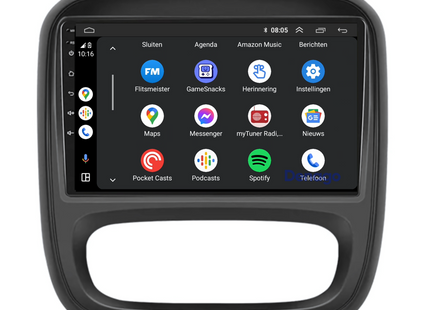 Opel Vivaro Autoradio | 2016 t/m 2020 | Android 13 & CarPlay