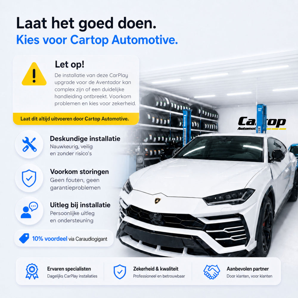 Lamborghini Aventador LP700 | 2012 t/m 2019 | CarPlay & Android Auto Box