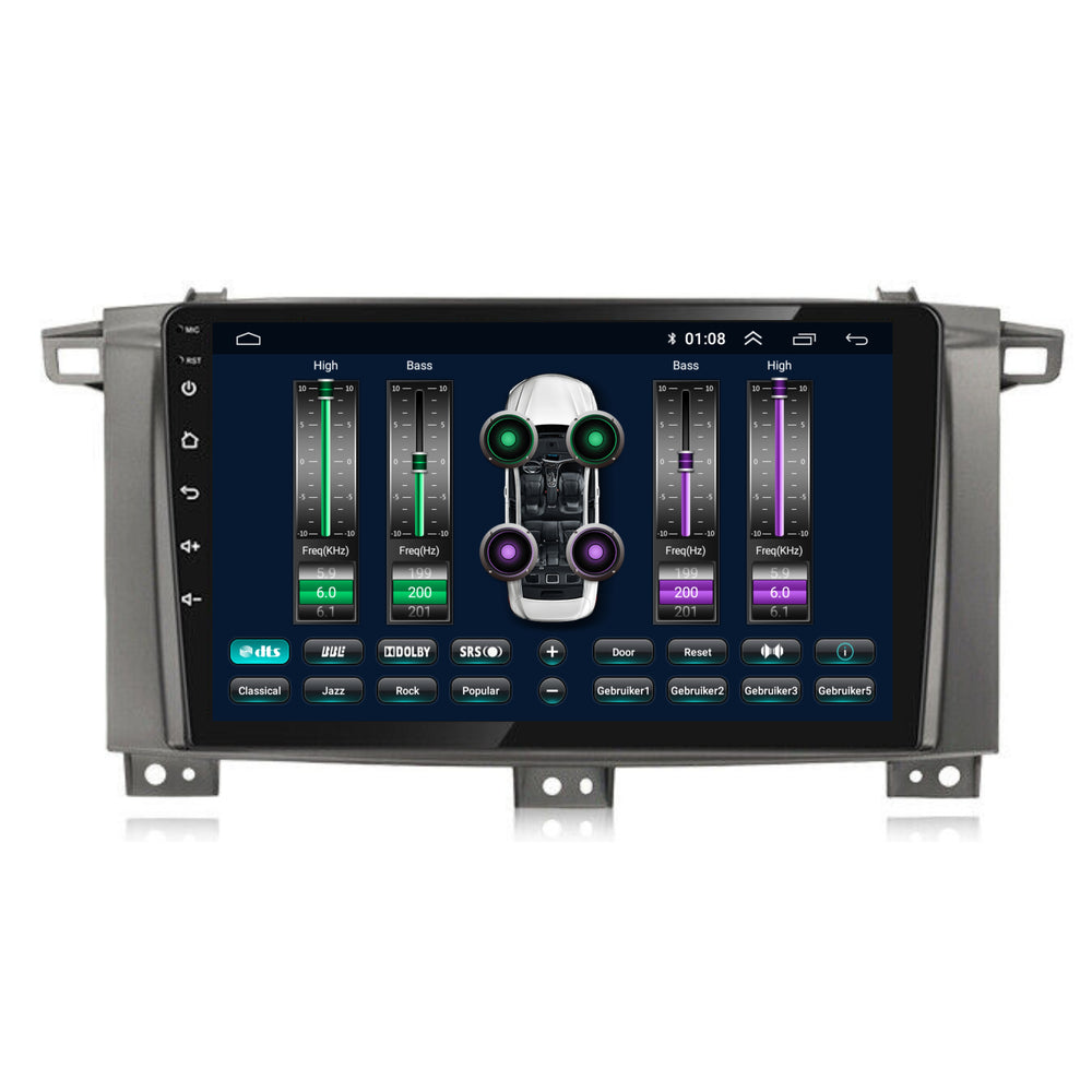 Land Cruiser LC100 | Android 13 | Autoradio | 2005 t/m 2007 | CarPlay & Android Auto