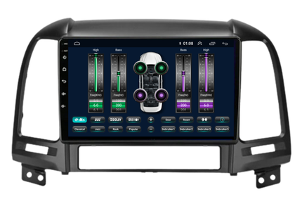 Hyundai Santa Fe | Android 13 | Autoradio | 2006 t/m 2011 | Carplay & Android Auto