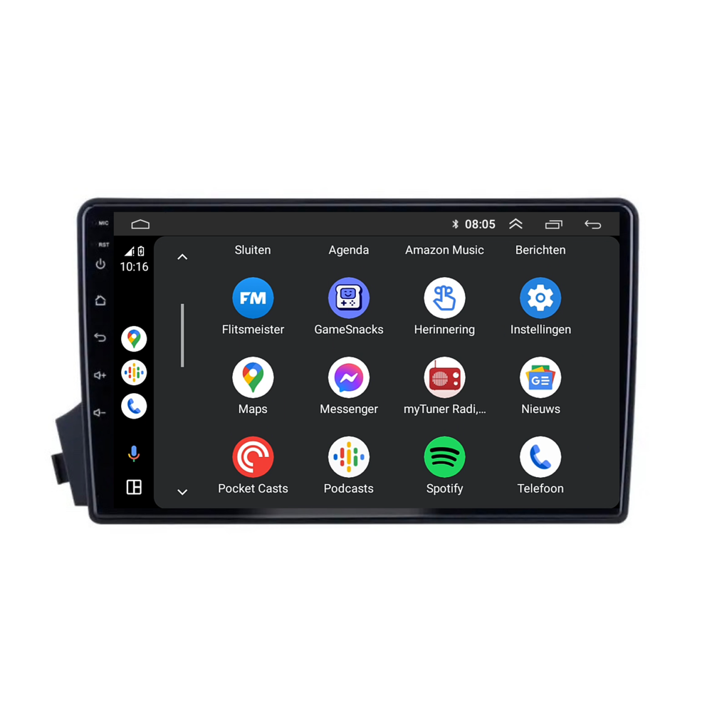 Ssangyong Actyón | Androide 13 | Radio de coche | 2005 a 2011 | Carplay y Android Auto