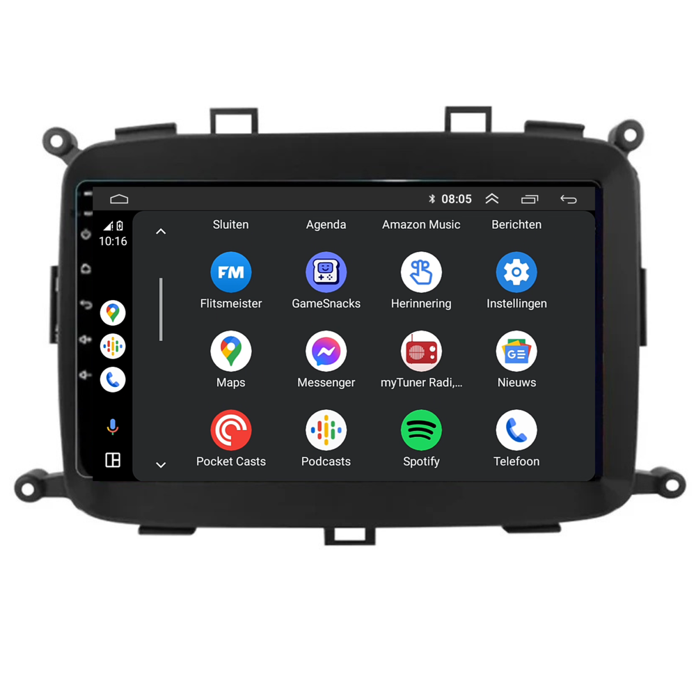 Kia Carens | Androide 13 | Radio de coche | 2013 a 2019 | Carplay y Android Auto