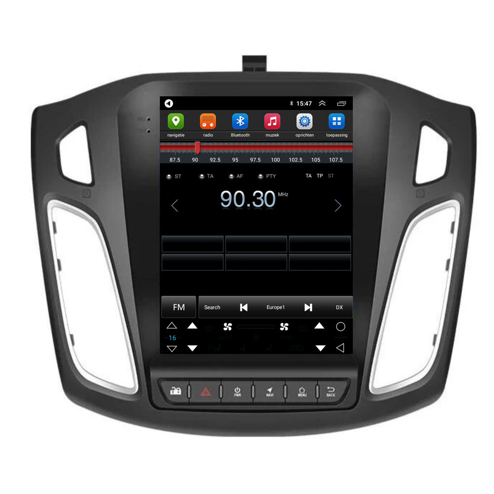 Ford Enfoque | Androide 13 | Radio de coche | 2012 a 2017 | CarPlay y Android Auto | pantalla grande