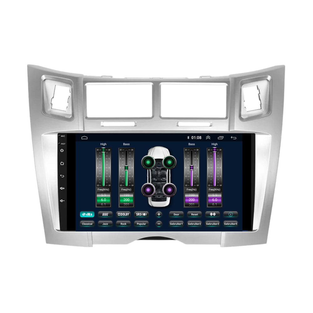 Toyota Yaris | Android 13 | Autoradio | 2005 t/m 2012 | CarPlay & Android Auto