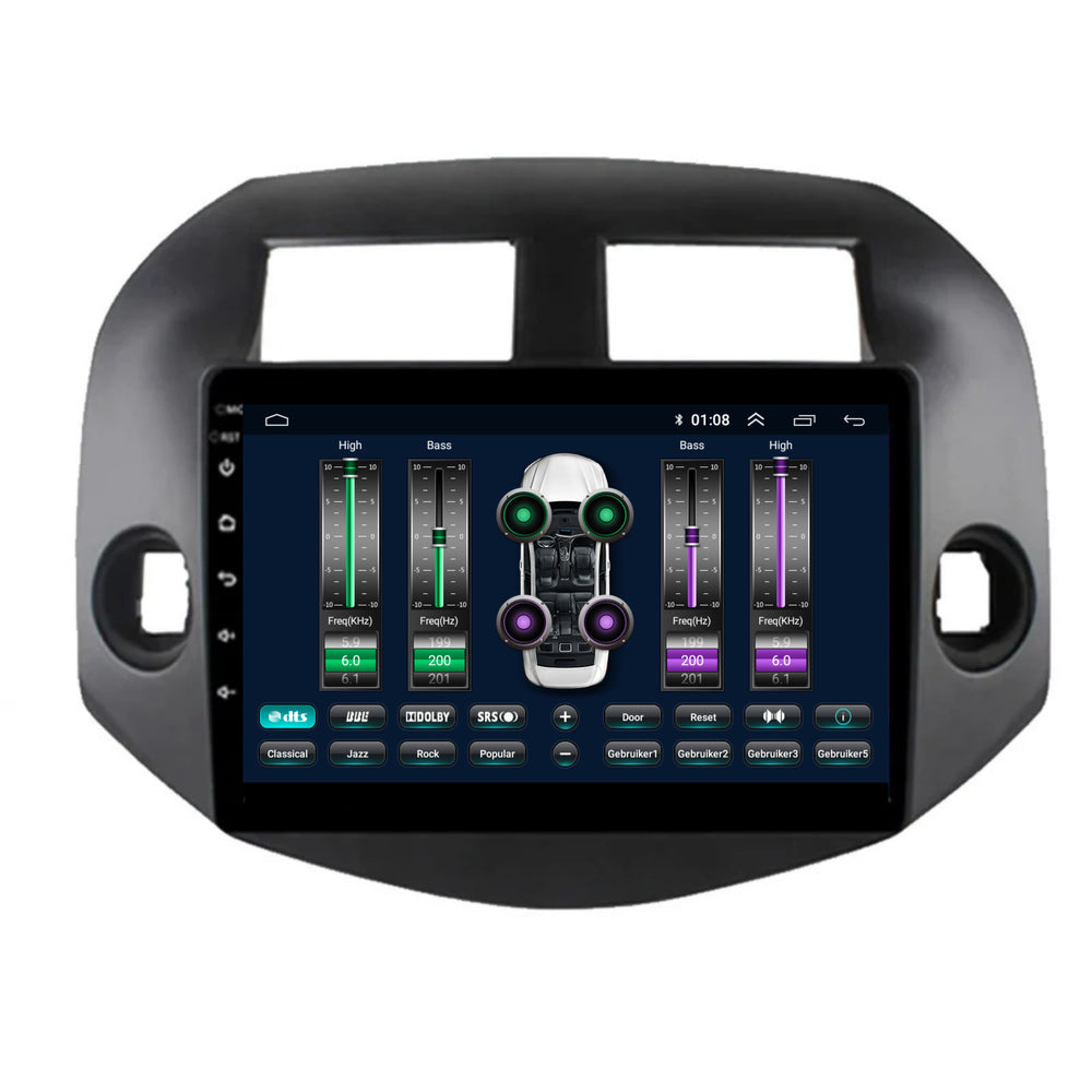 Toyota RAV4 | Android 13 | Car radio | 2007 to 2012 | CarPlay & Android Auto