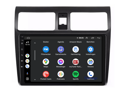 Suzuki Swift Autoradio | 2004 t/m 2010 | Android 13 & CarPlay
