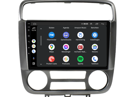 Honda Stream | Android 13 | Autoradio | 2000 t/m 2006 | Carplay & Android Auto