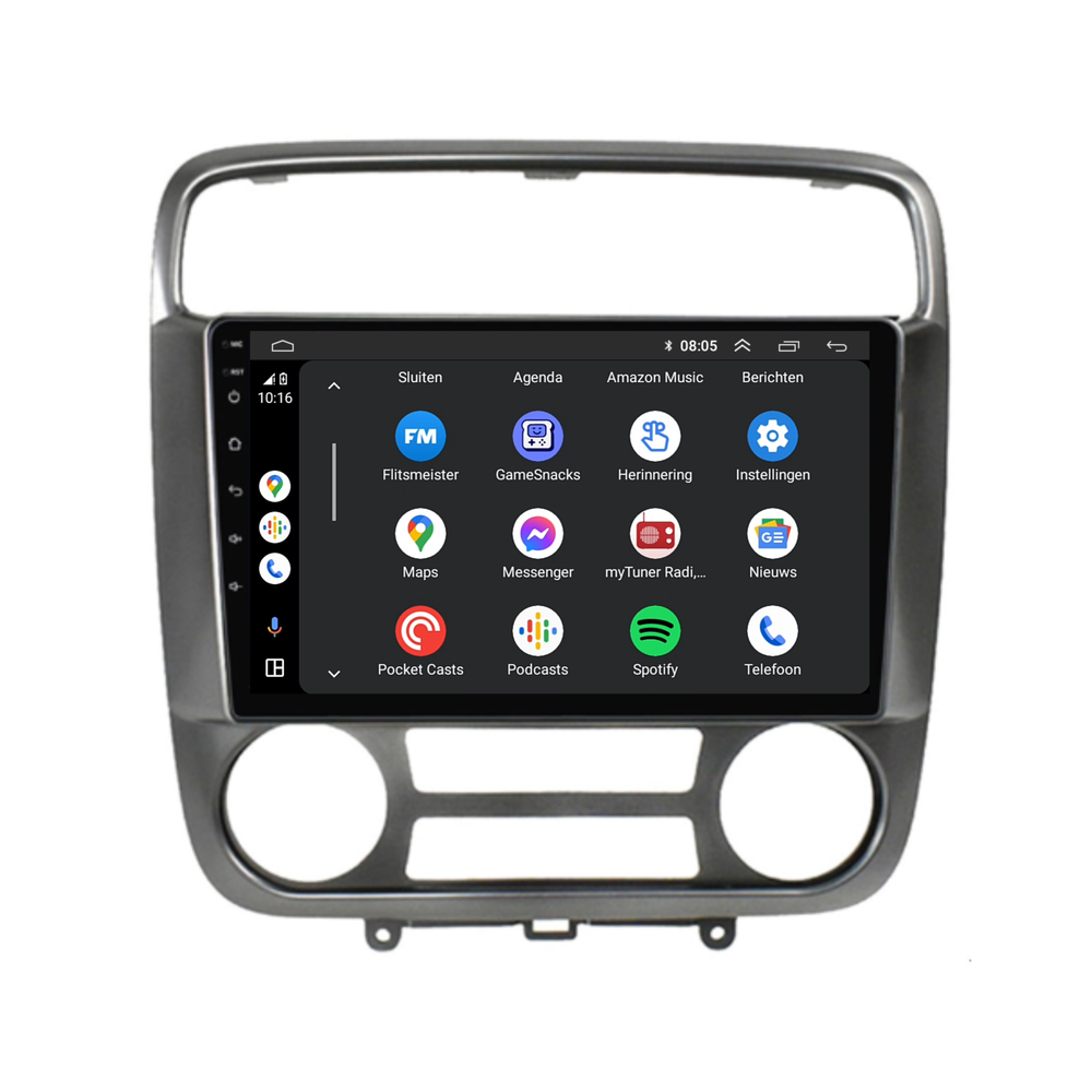 Corriente Honda | Androide 13 | Radio de coche | 2000 a 2006 | Carplay y Android Auto