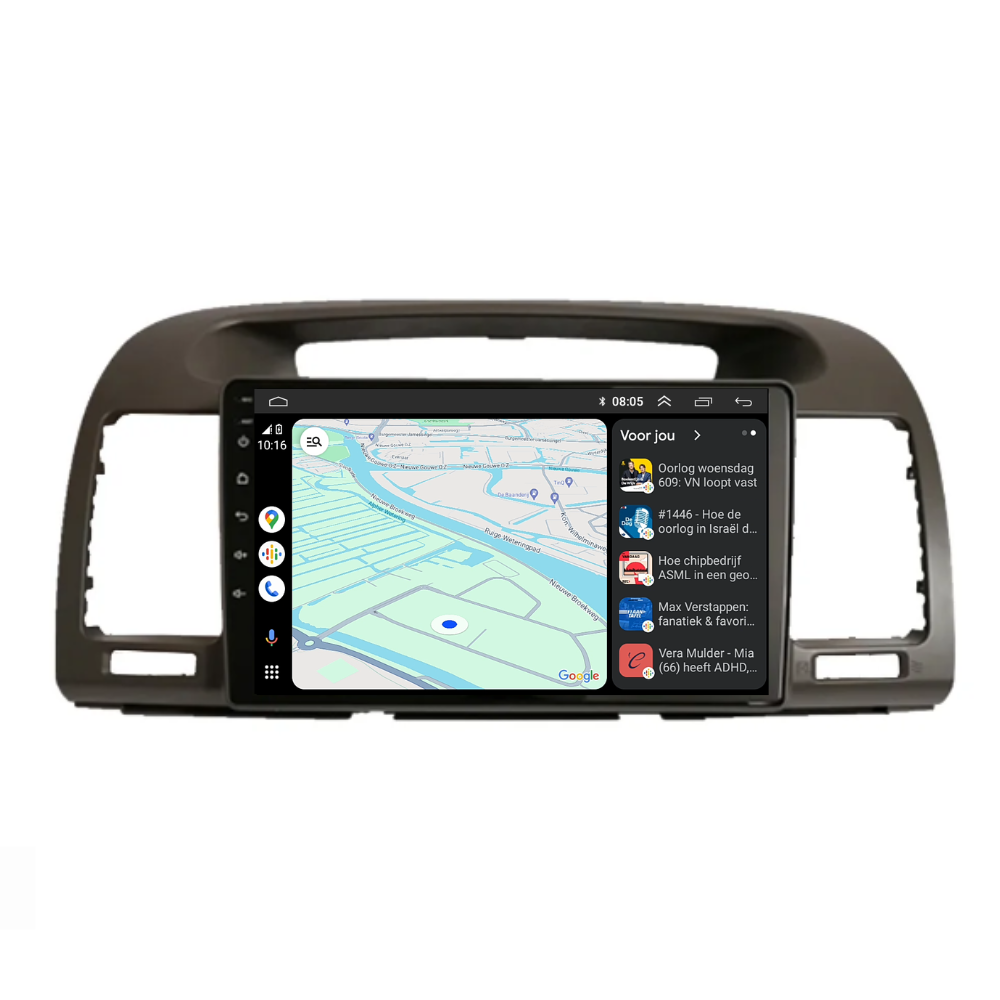 Toyota Camry | Androide 13 | Radio de coche | 2001 a 2007 | CarPlay y Android Auto