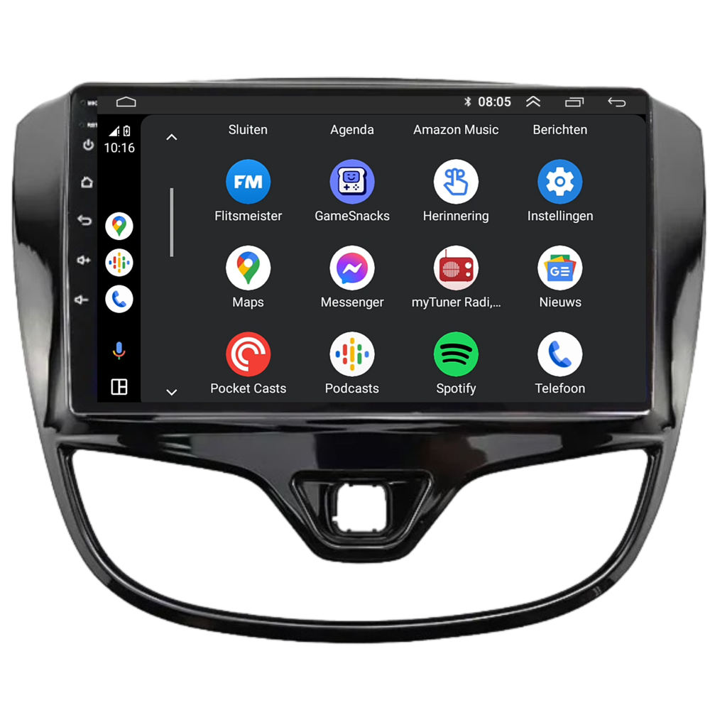 Radio para coche Opel Karl CarPlay | 2016 a 2020 | androide 13